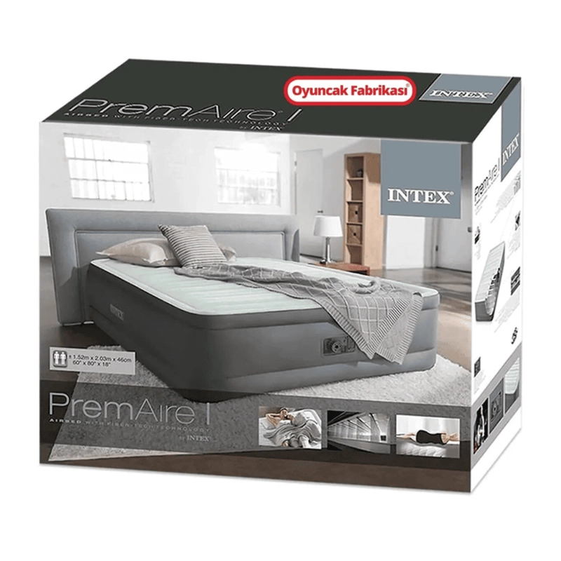 COLCHÓN INFLABLE ELÉCTRICO INTEX 2 PLAZAS 152X203X46 CM PREMAIRE I - 5