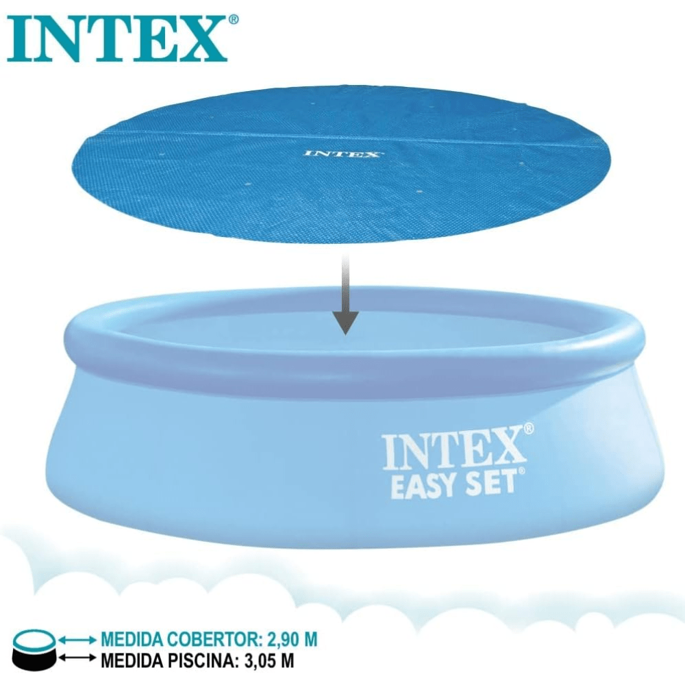 COBERTOR INTEX SOLAR PISCINA REDONDA 305 CM SOLAR POOL COVER - 4