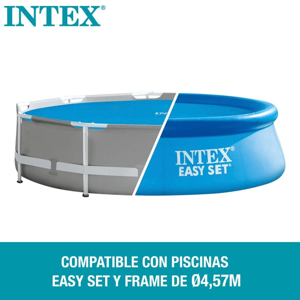 COBERTOR INTEX SOLAR PISCINA REDONDA 457 CM SOLAR POOL COVER - 3