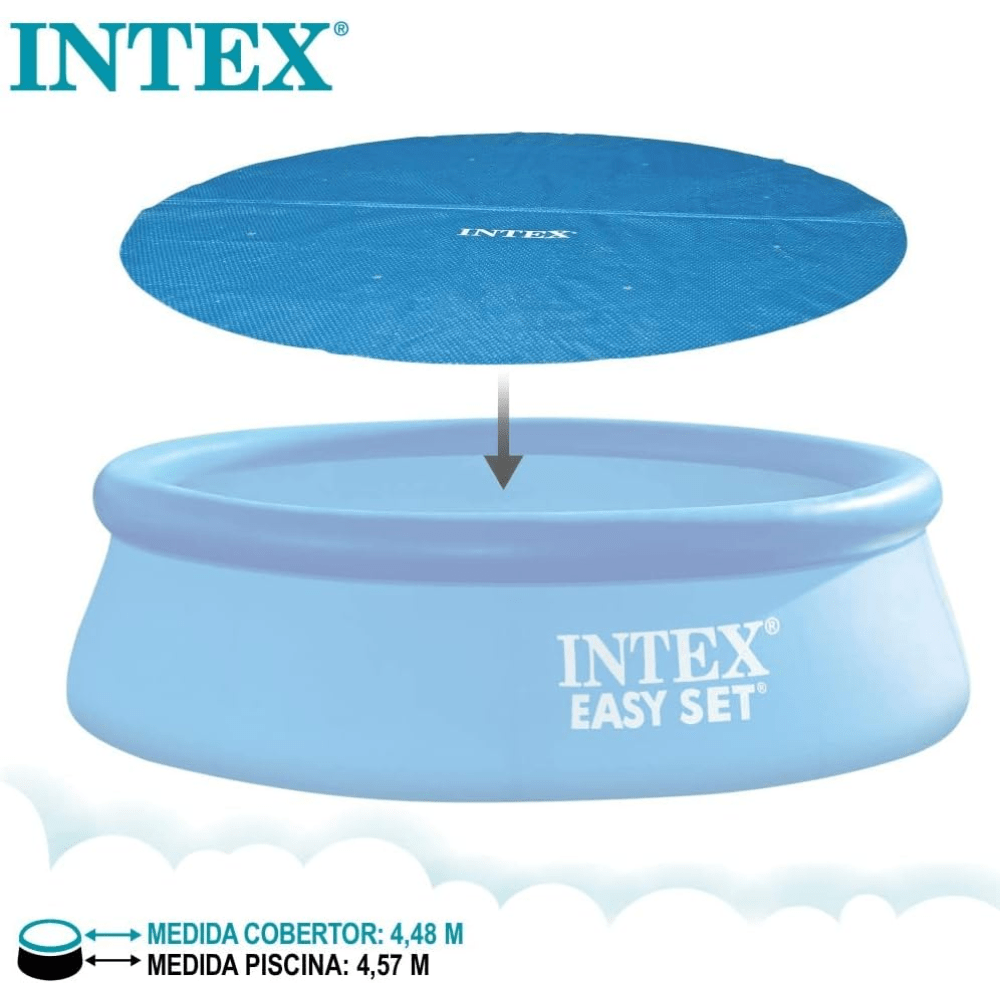 COBERTOR INTEX SOLAR PISCINA REDONDA 457 CM SOLAR POOL COVER - 4