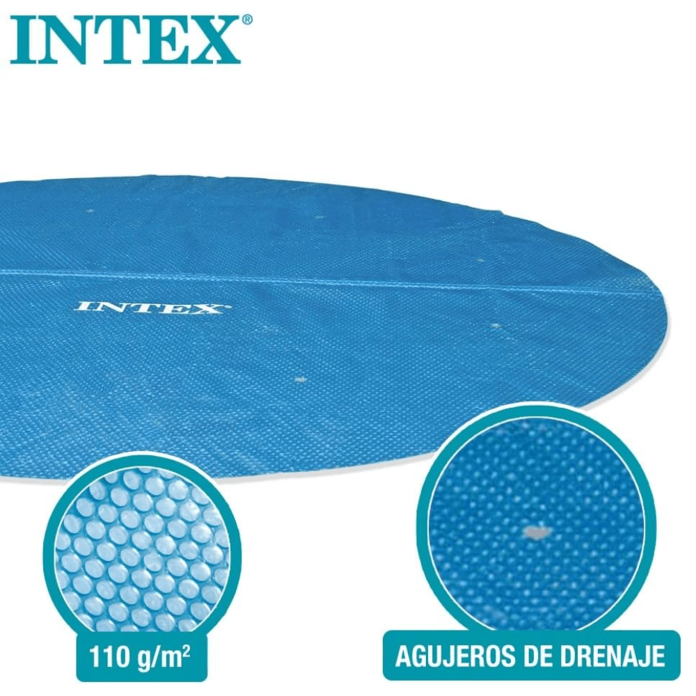 COBERTOR INTEX SOLAR PISCINA REDONDA 457 CM SOLAR POOL COVER - 5