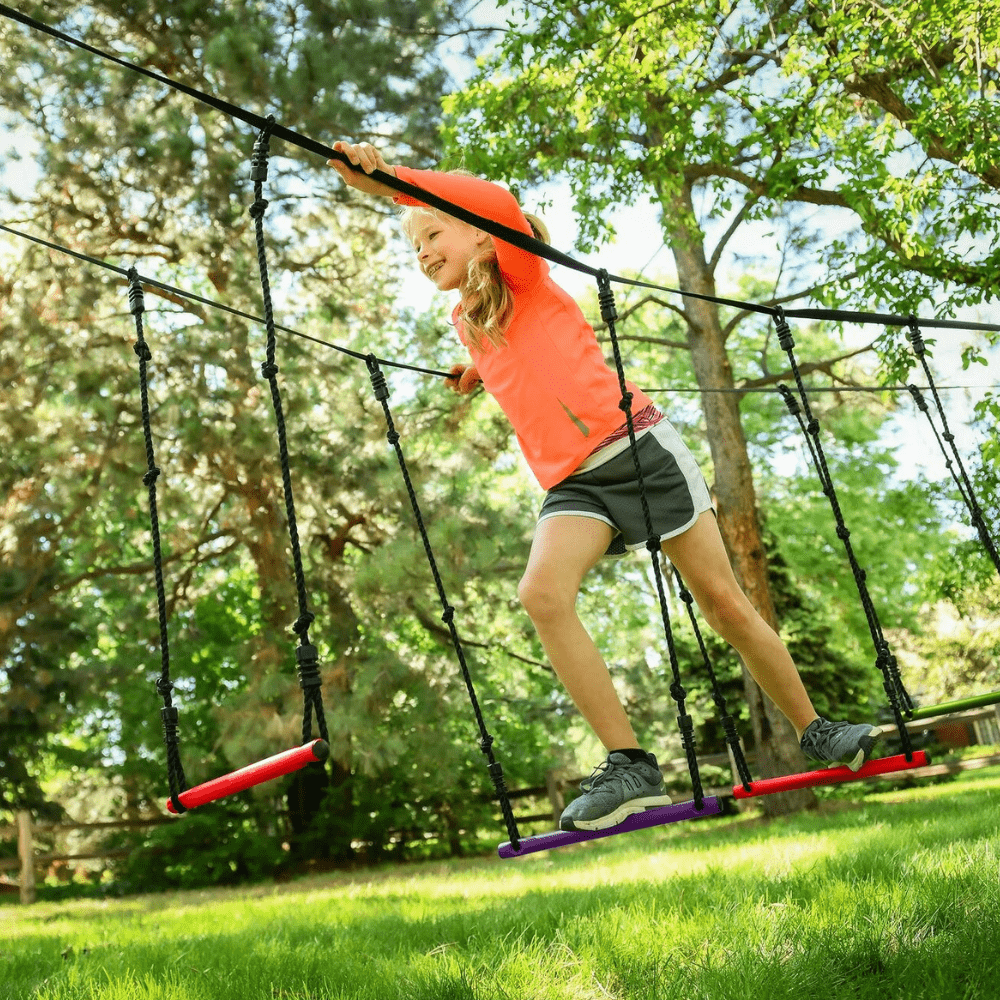 PUENTE COLGANTE NINJA SLACKERS 9.1 M NINJA BRIDGE 30 FT - 2
