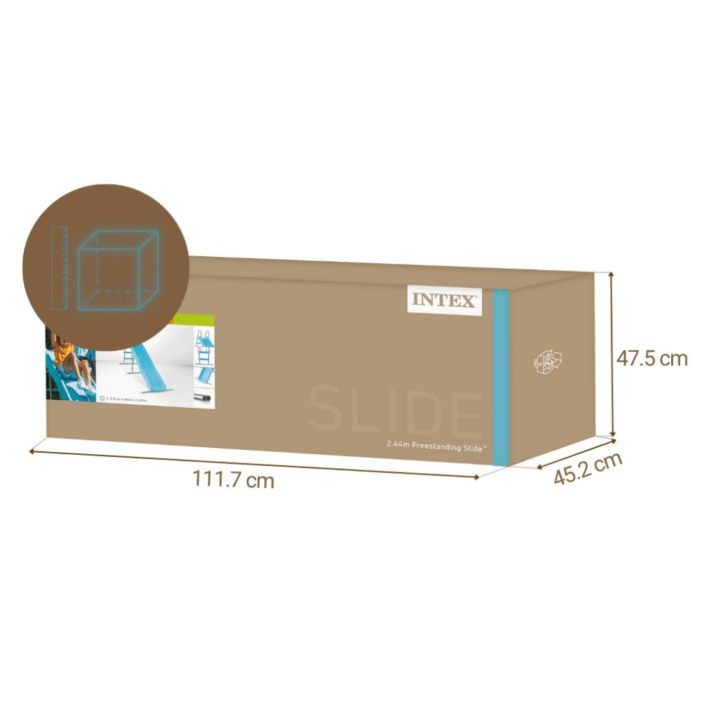 RESBALÍN (TOBOGÁN) AZUL 2.51 M INTEX FREESTANDING SLIDE 8.3 FT - 5