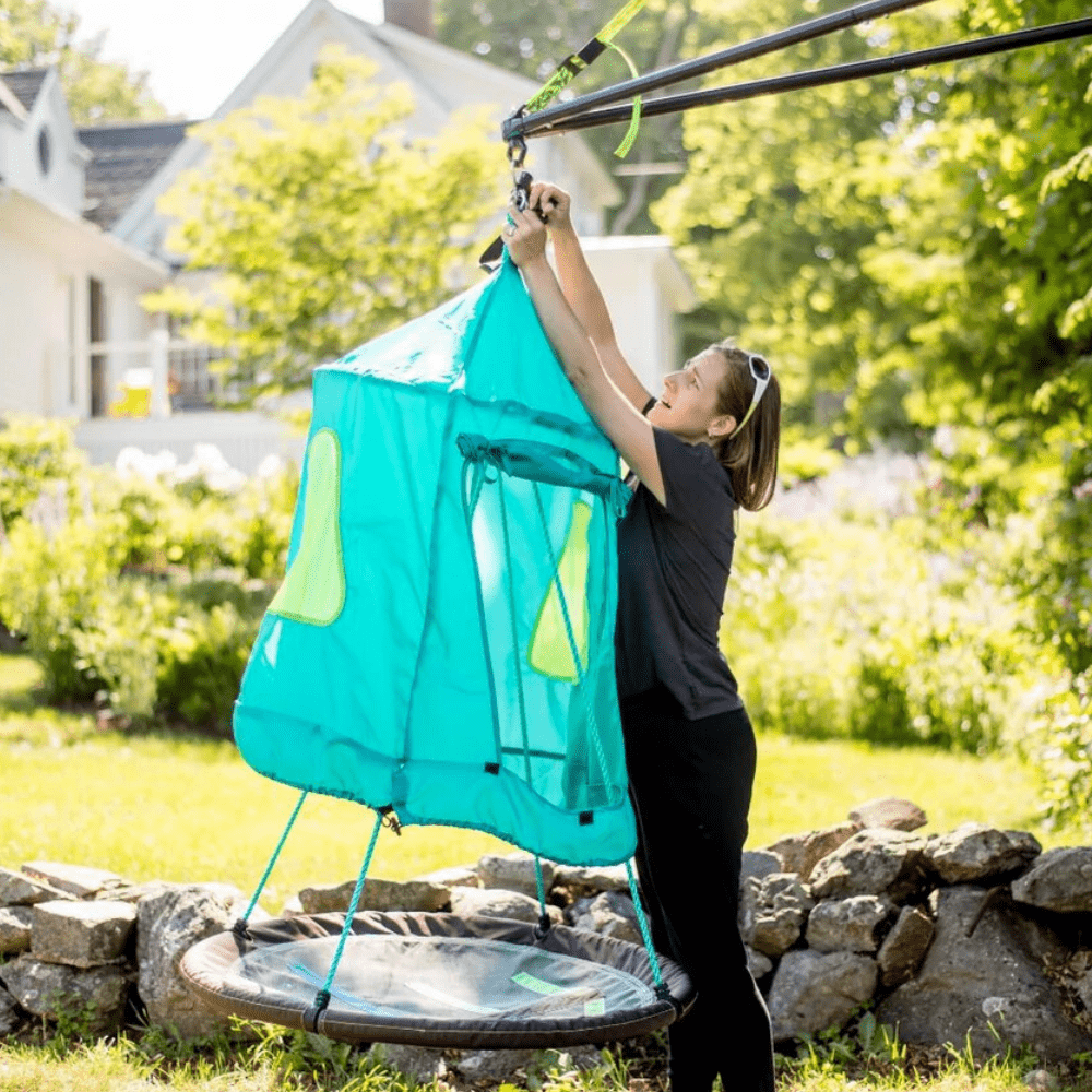 CASA COLUMPIO SLACKERS MULTICOLOR SWING HOUSE TEAL - 10