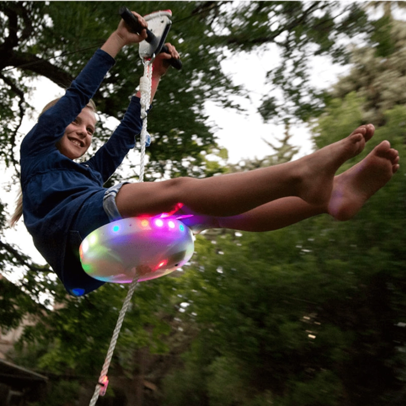 ASIENTO SLACKERS MULTICOLOR LED TIROLESA SWING SEAT - 3