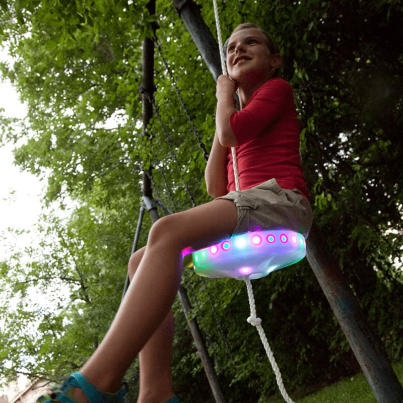 ASIENTO SLACKERS MULTICOLOR LED TIROLESA SWING SEAT - 4