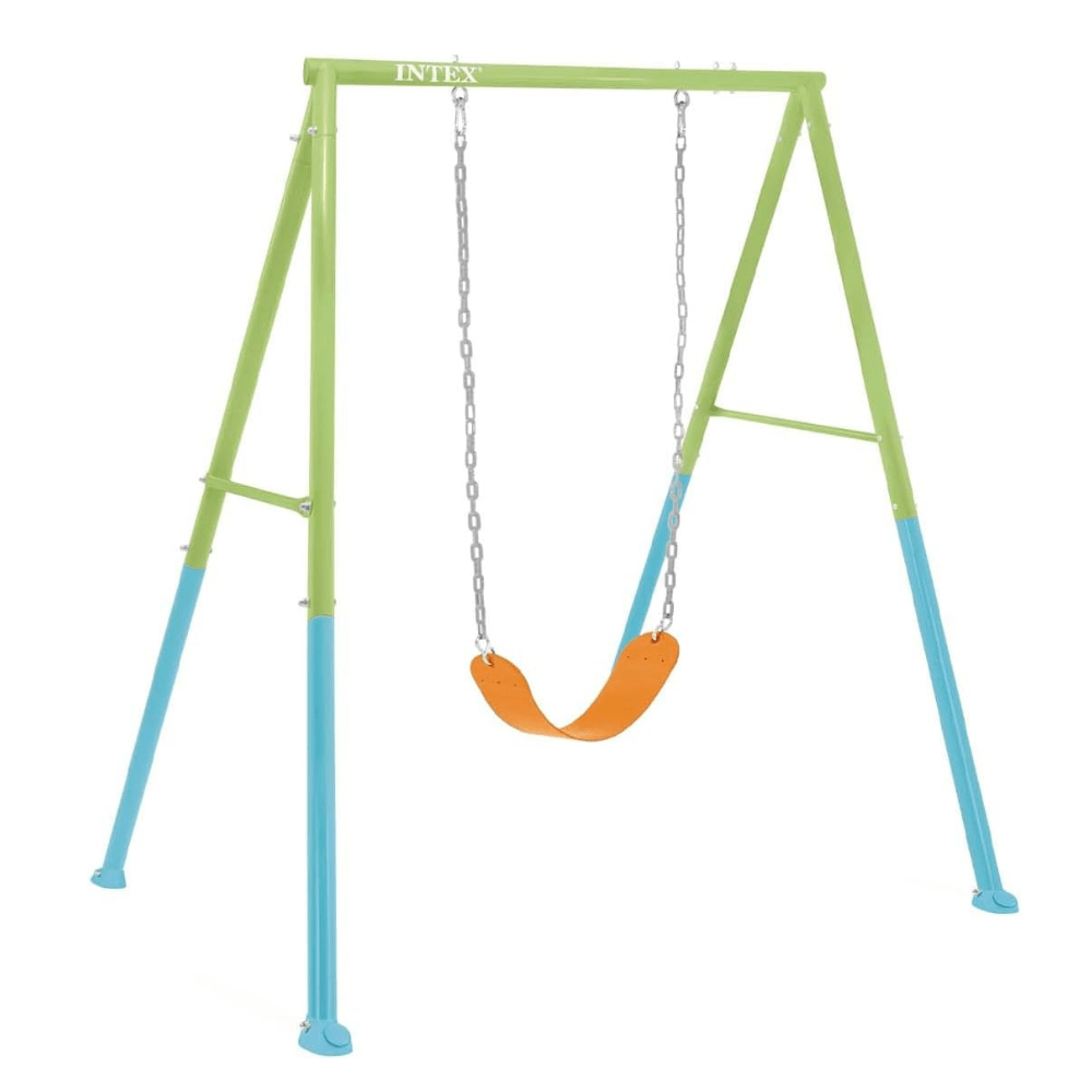 SET INTEX COLUMPIO 2 EN 1 TWO IN ONE SWING VERDE AZUL - 1