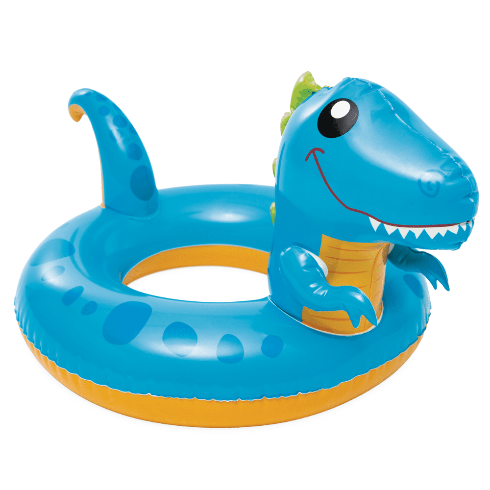FLOTADOR INFLABLE INTEX REDONDO DINOSAURIO 58 CM BIG ANIMAL RING - 1