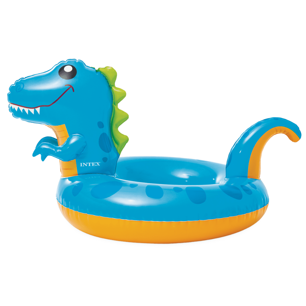 FLOTADOR INFLABLE INTEX REDONDO DINOSAURIO 58 CM BIG ANIMAL RING - 3