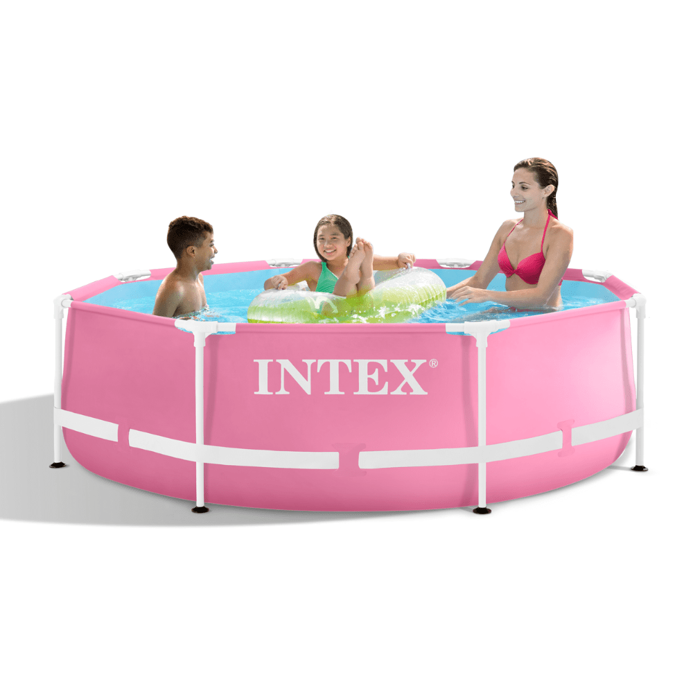 PISCINA ESTRUCTURAL INTEX PINK METAL FRAME 244 X 76 CM - 5