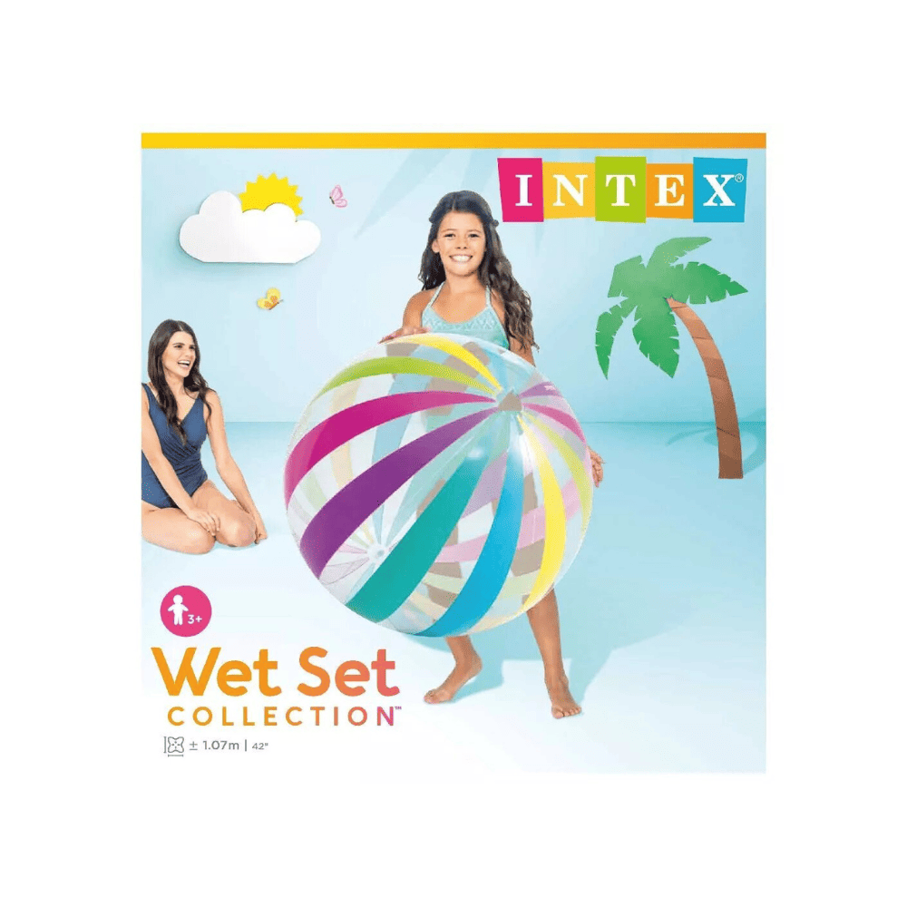 PELOTA INFLABLE INTEX COLORES JUMBO CM JUMBO BALL - 2