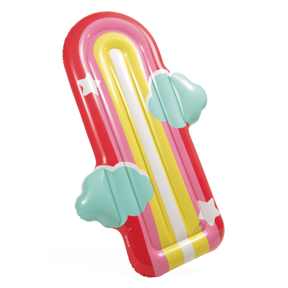 FLOTADOR INFLABLE INTEX MAT NUBES Y ESTRELLAS 175X117X20 CM RAINBOW CLOUD - 2