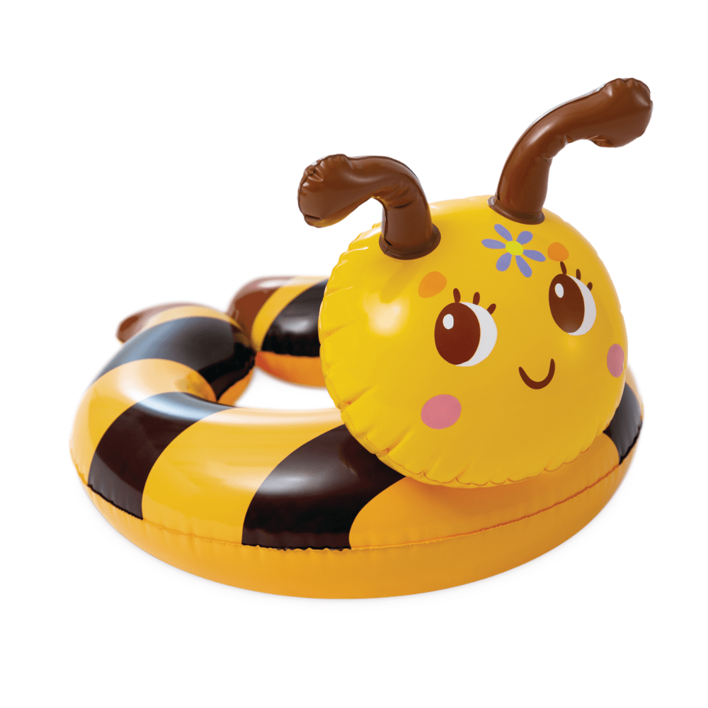 FLOTADOR INFLABLE REDONDO INTEX ABEJA 55 CM ANIMAL SPLIT RING - 1