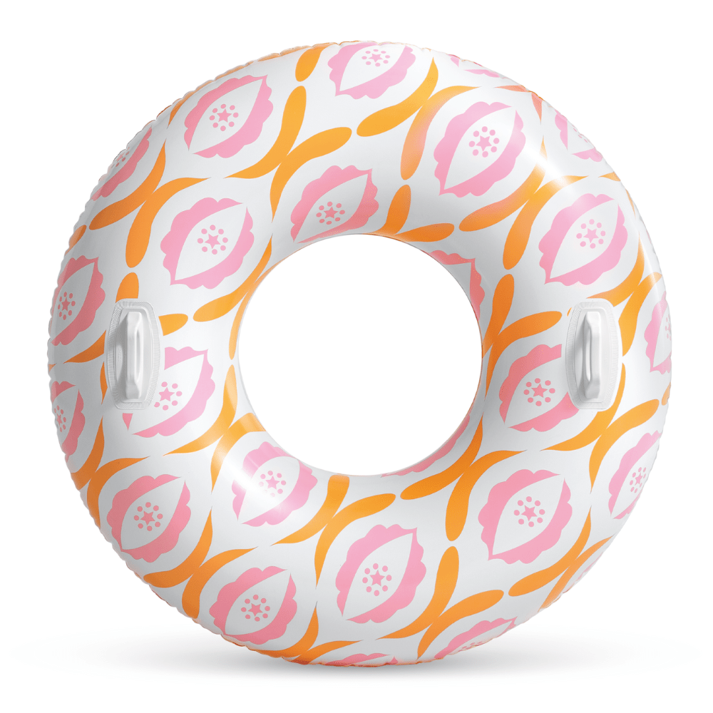 FLOTADOR INFLABLE INTEX REDONDO CON SUJETADORES 114 CM TIMELESS TUBE X - 1