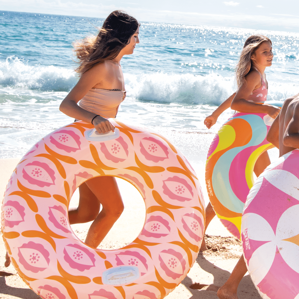 FLOTADOR INFLABLE INTEX REDONDO CON SUJETADORES 114 CM TIMELESS TUBE X - 5