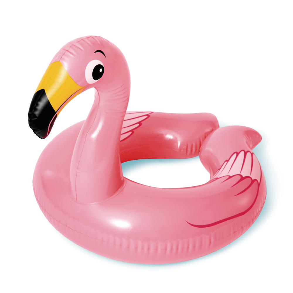 FLOTADOR INFLABLE REDONDO INTEX FLAMENGO 55 CM ANIMAL SPLIT RING - 2
