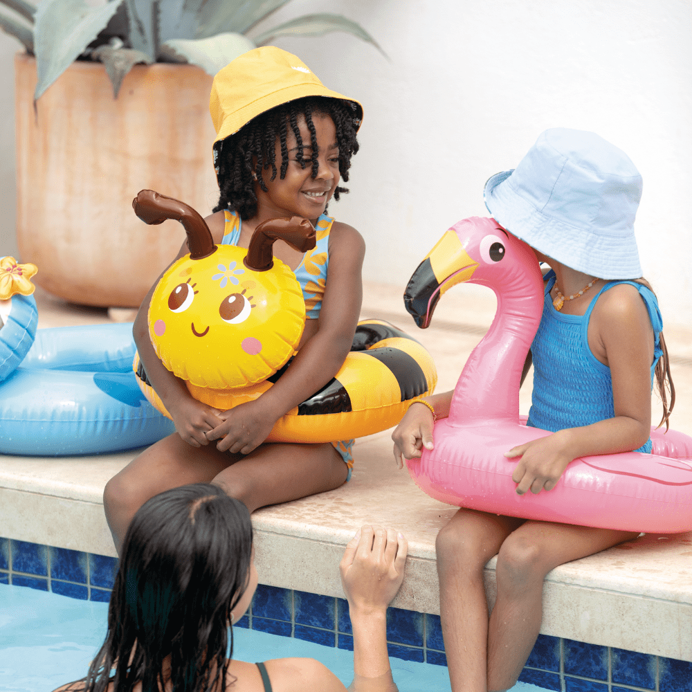 FLOTADOR INFLABLE REDONDO INTEX FLAMENGO 55 CM ANIMAL SPLIT RING - 5