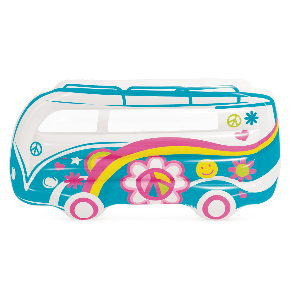 FLOTADOR INFLABLE INTEX MAT FURGON HIPPIE 178X91X23 CM GROOVY VAN - 1