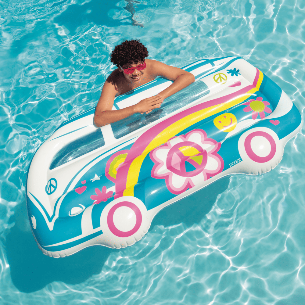 FLOTADOR INFLABLE INTEX MAT FURGON HIPPIE 178X91X23 CM GROOVY VAN - 5