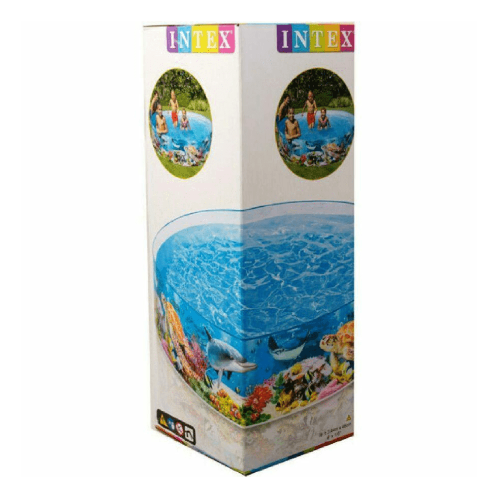PISCINA INTEX RÍGIDA DEEP BLUE SEA SNAPSET 244X46 CM NIÑO - 2