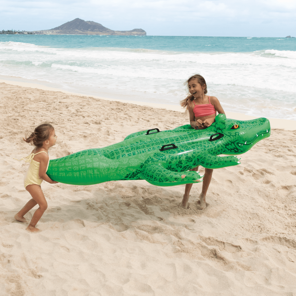 FLOTADOR INFLABLE DISEÑO INTEX COCODRILO GRANDE 203X114 CM GIANT GATOR - 3