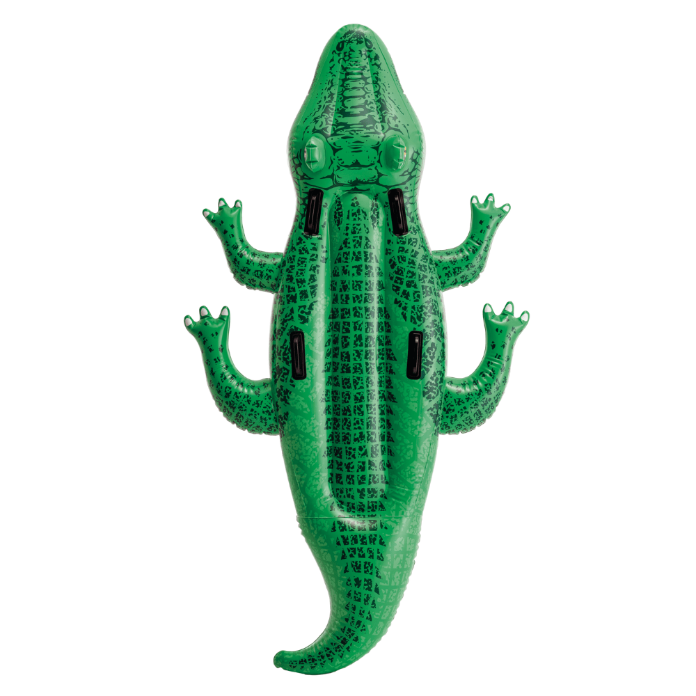 FLOTADOR INFLABLE DISEÑO INTEX COCODRILO GRANDE 203X114 CM GIANT GATOR - 5