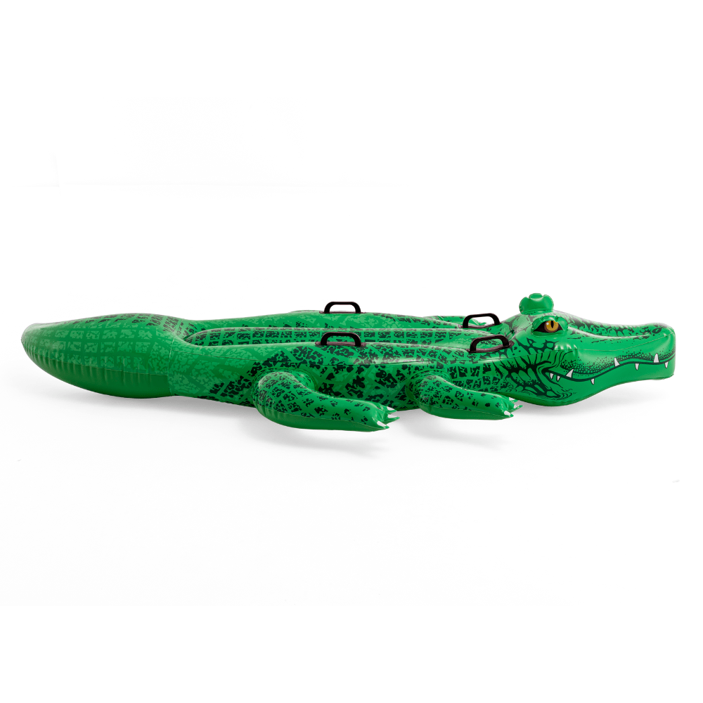 FLOTADOR INFLABLE DISEÑO INTEX COCODRILO GRANDE 203X114 CM GIANT GATOR - 6