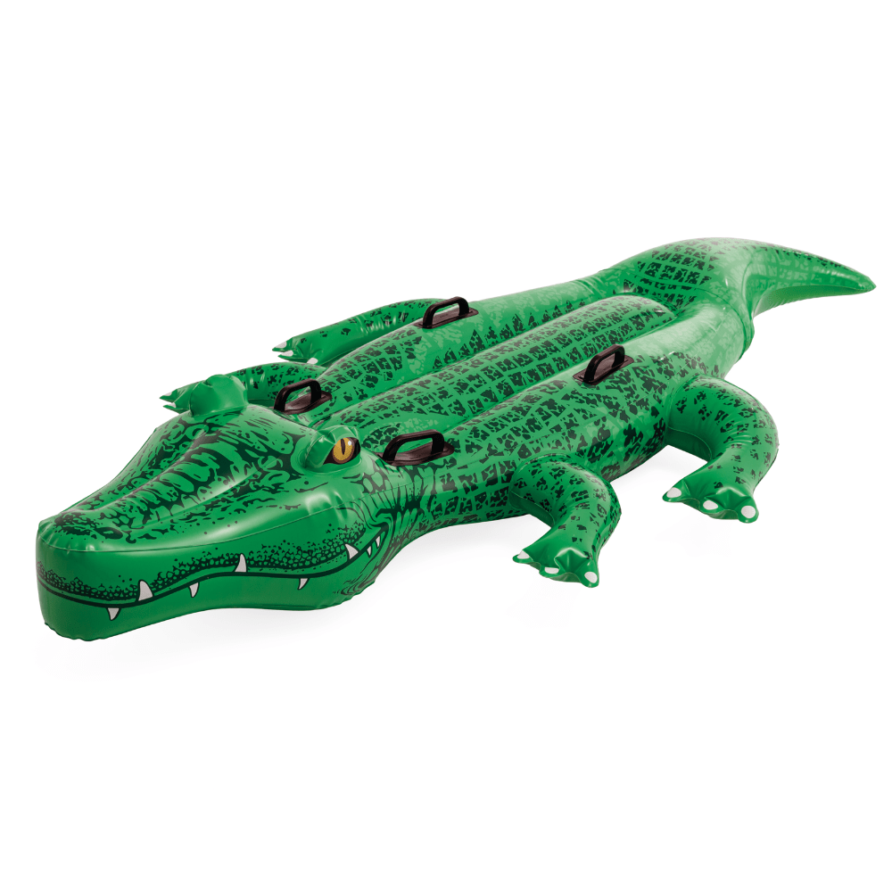 FLOTADOR INFLABLE DISEÑO INTEX COCODRILO GRANDE 203X114 CM GIANT GATOR - 7