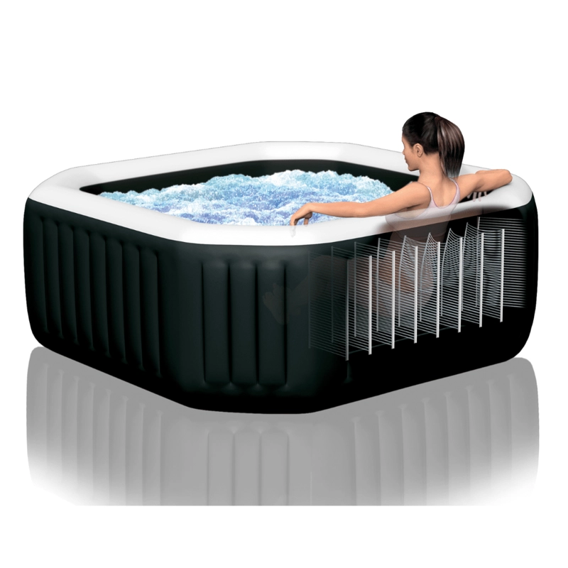 HOT TUB INTEX SPA INFLABLE JET & BUBBLE DELUXE ONYX 6 PERSONAS - 2