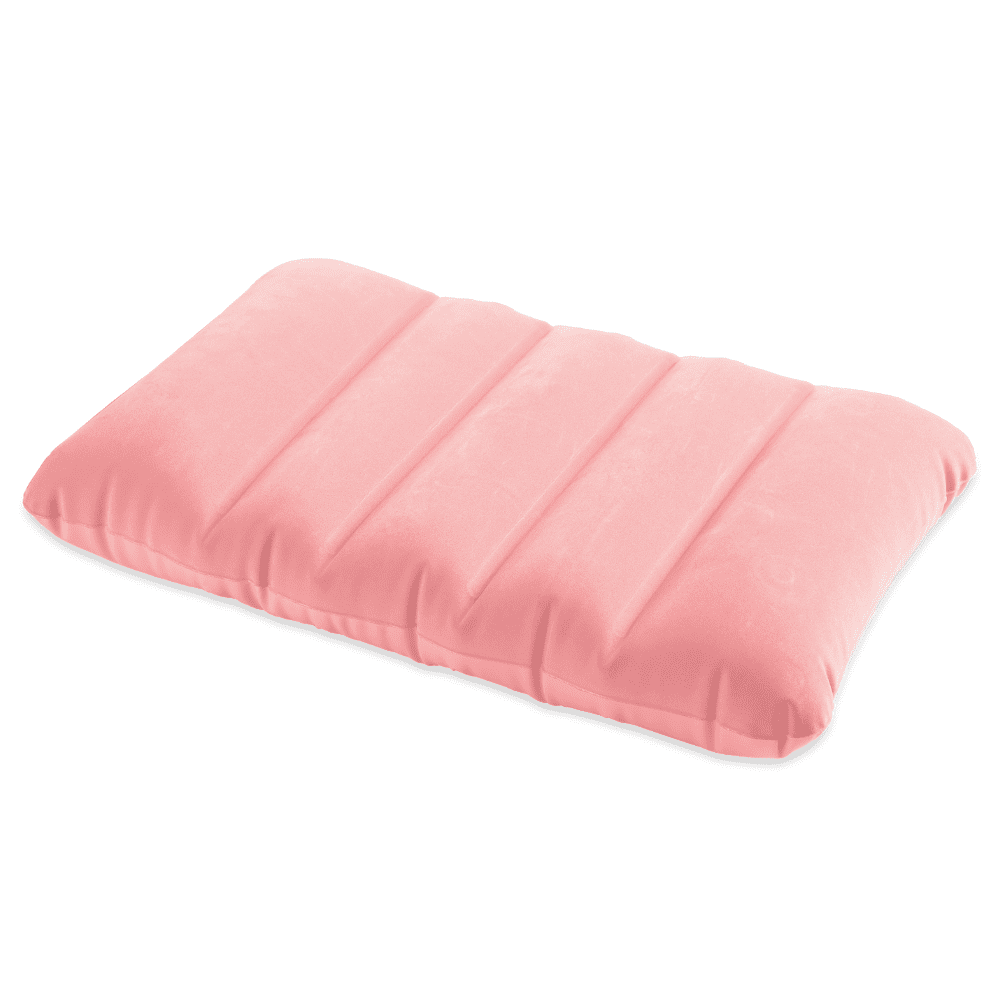 ALMOHADA INFLABLE INTEX ROSADO 43X28X9 CM - 1