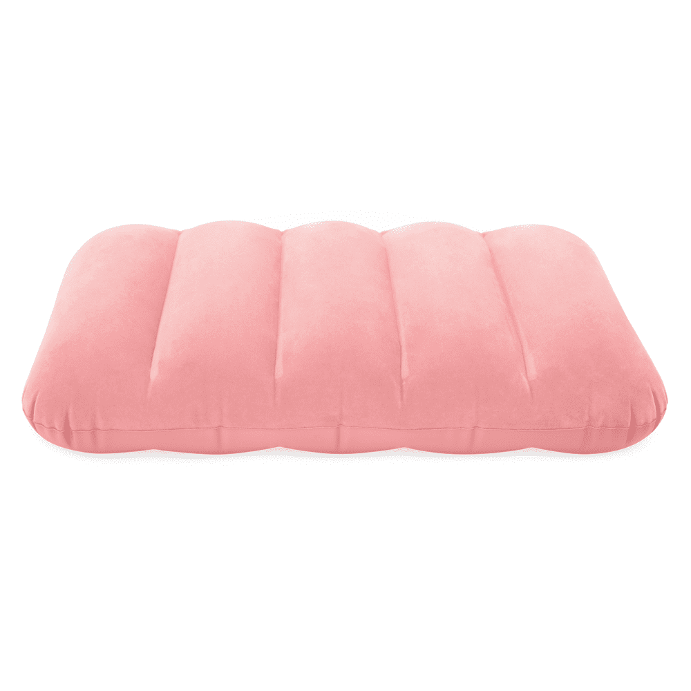 ALMOHADA INFLABLE INTEX ROSADO 43X28X9 CM - 3
