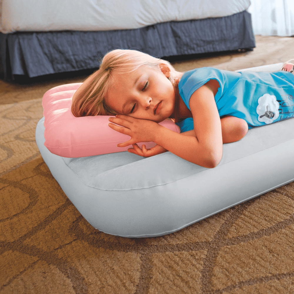 ALMOHADA INFLABLE INTEX ROSADO 43X28X9 CM - 4