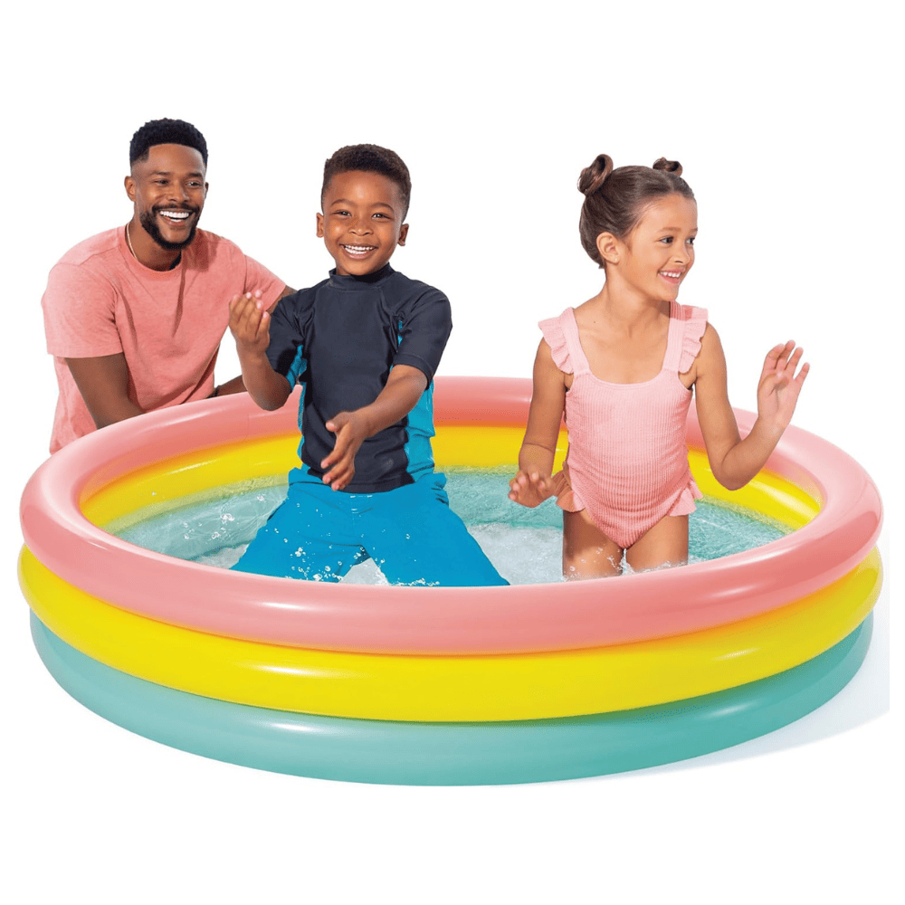 PISCINA BEBE INFLABLE INTEX 114X25 CM SUNSET GLOW - 2