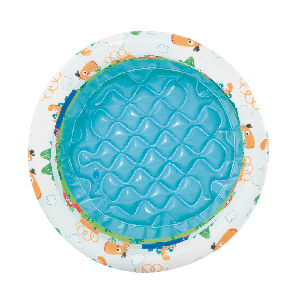 PISCINA BEBÉ INFLABLE DINOSAURIO INTEX 61X22 CM DINO BUDDIES 3 RING - 2