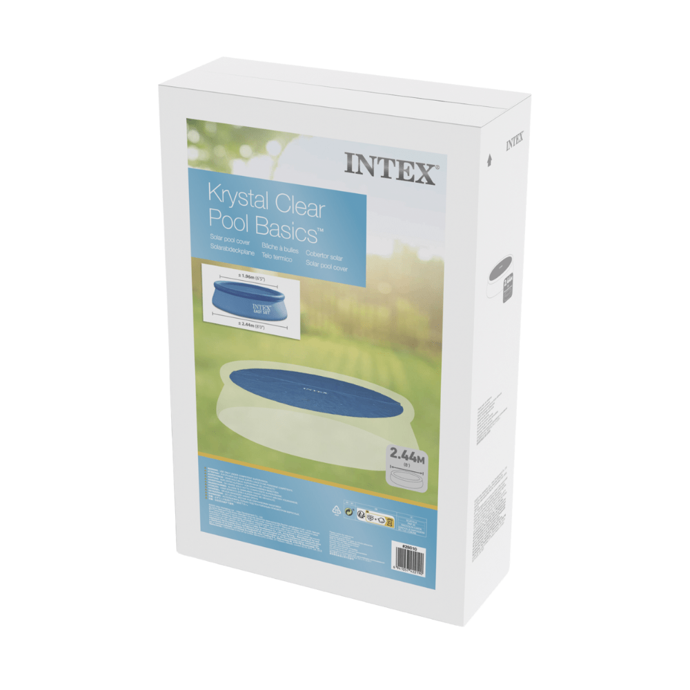COBERTOR SOLAR PISCINA INTEX REDONDA 244 CM SOLAR POOL COVER - 4