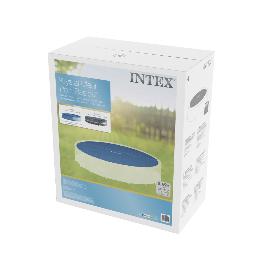 COBERTOR SOLAR PISCINA INTEX REDONDA 549 CM SOLAR POOL COVER - 4
