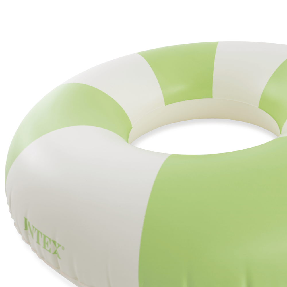 FLOTADOR INFLABLE REDONDO INTEX 91 CM COASTAL CABANA TUBE VERDE - 4