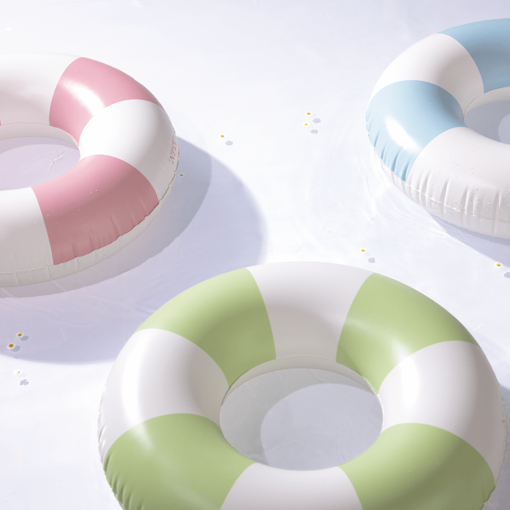 FLOTADOR INFLABLE REDONDO INTEX 91 CM COASTAL CABANA TUBE VERDE - 8