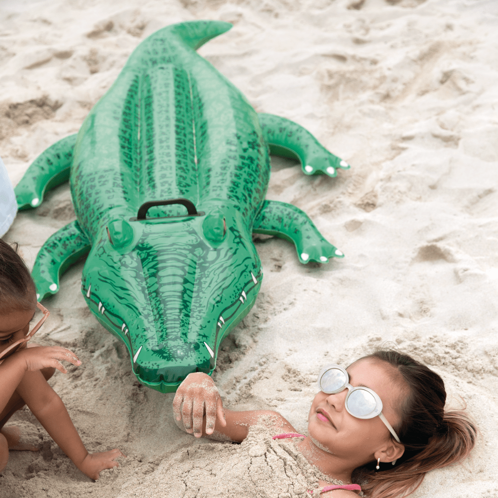 FLOTADOR INFLABLE DISEÑO INTEX COCODRILO 168X86 CM LIL’ GATOR - 7