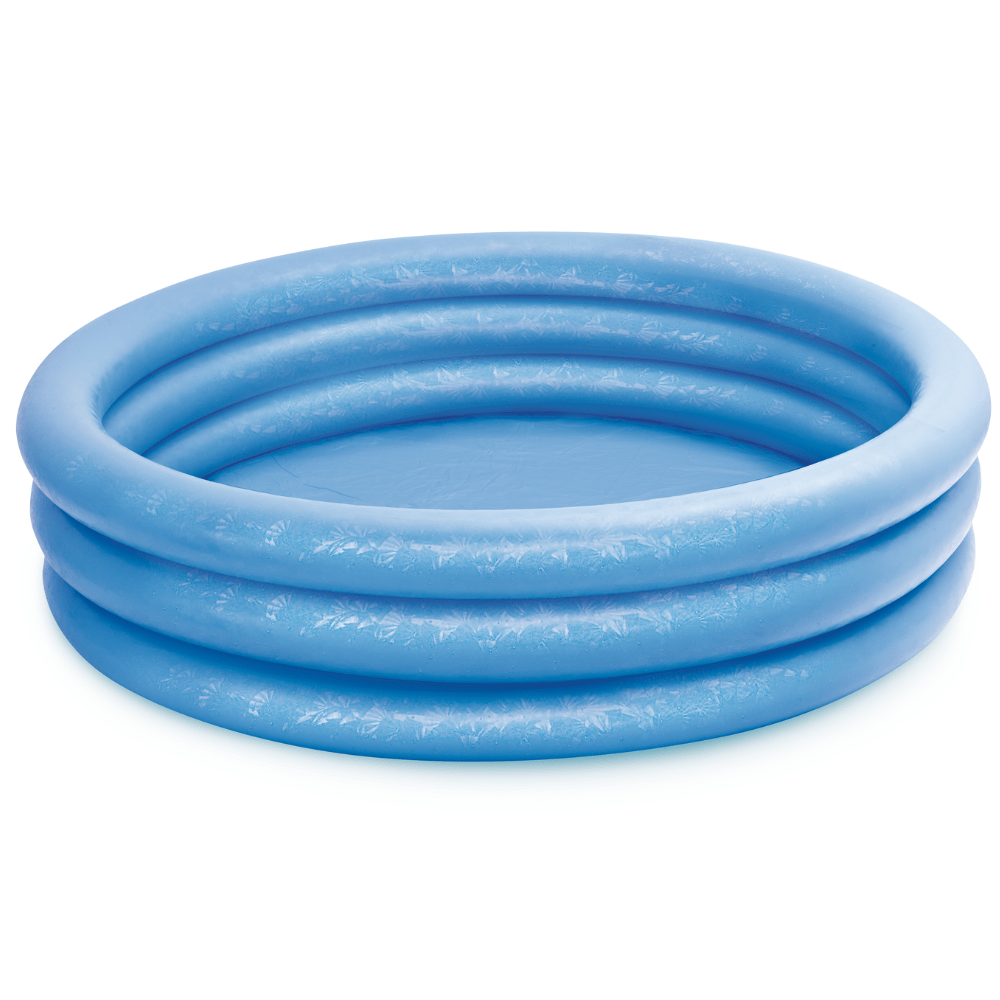 PISCINA BEBE INFLABLE INTEX CRYSTAL BLUE 168X38 CM - 1