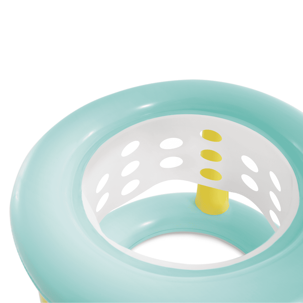 JUEGO PISCINA INFLABLE INTEX ARO DE BASKETBALL MEGA FLOATING HOOPS + PELOTA INFLABLE - 4