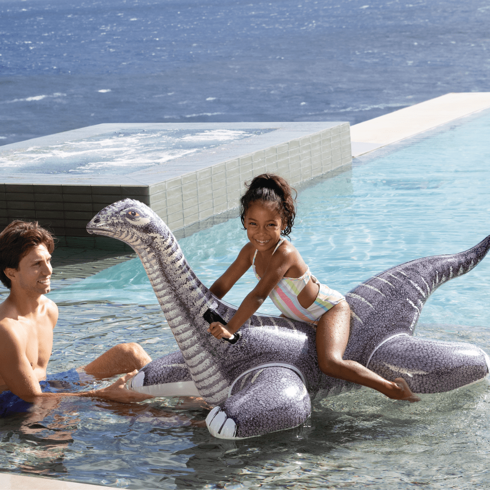FLOTADOR INFLABLE INTEX BRONTOSAURIO 178X94 CM BRONTOSAURUS RIDE-ON - 2