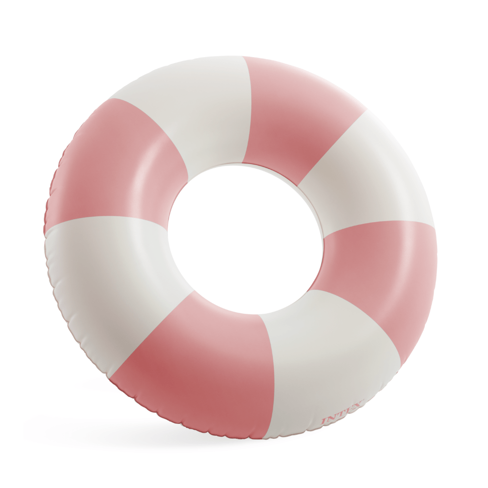 FLOTADOR INFLABLE REDONDO INTEX 91 CM COASTAL CABANA TUBE ROSADO - 3