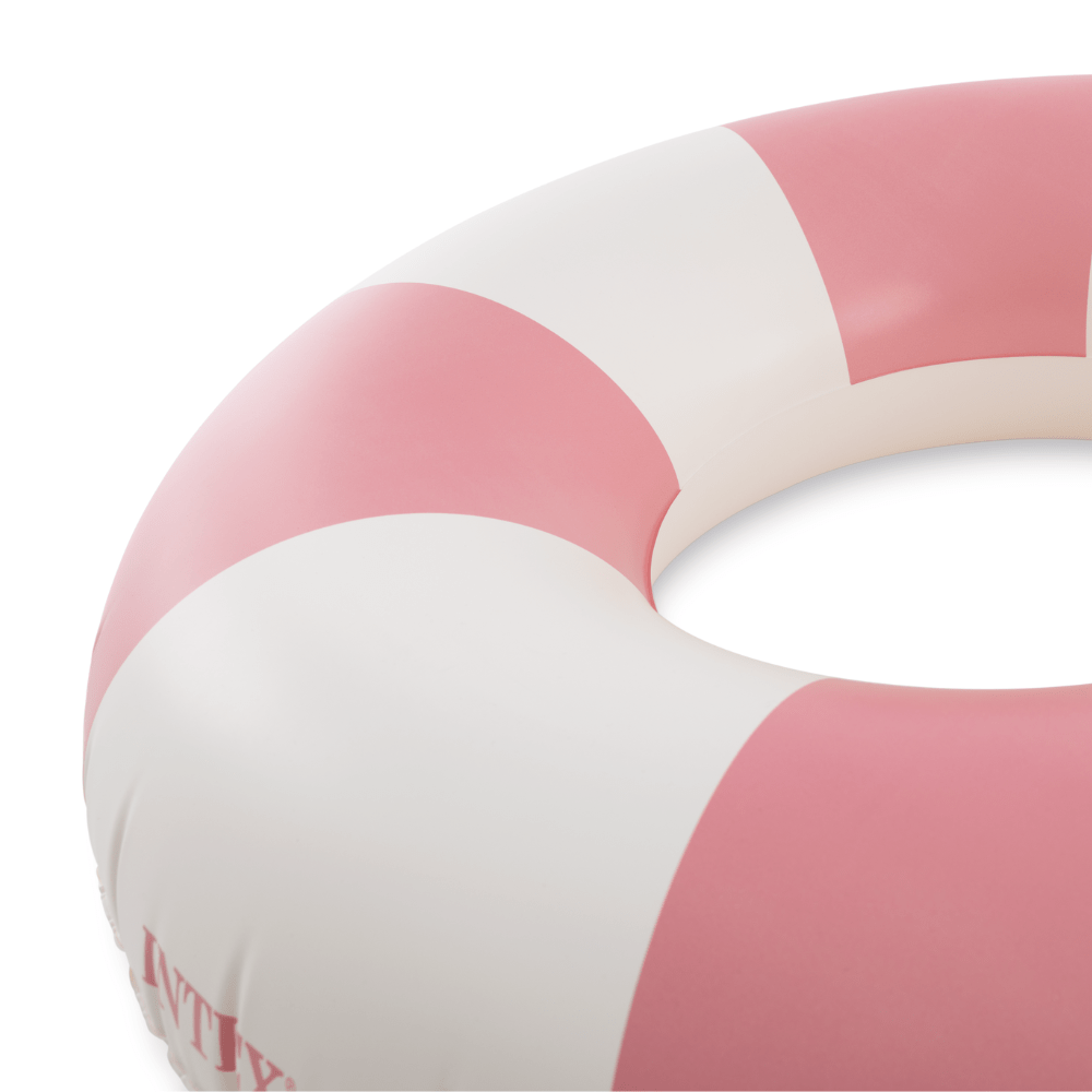 FLOTADOR INFLABLE REDONDO INTEX 91 CM COASTAL CABANA TUBE ROSADO - 4