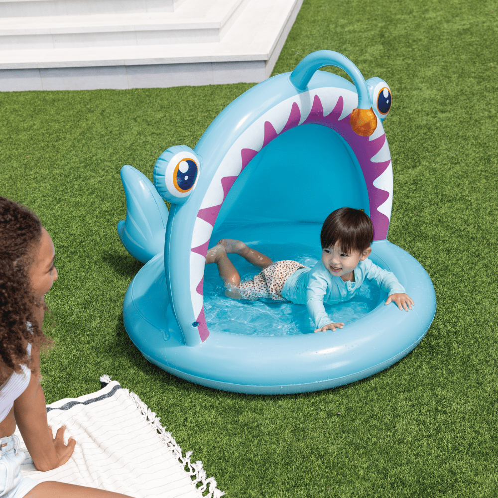PISCINA INFLABLE INTEX PEZ LINTERNA 127X102 CM ANGLER FISH - 2