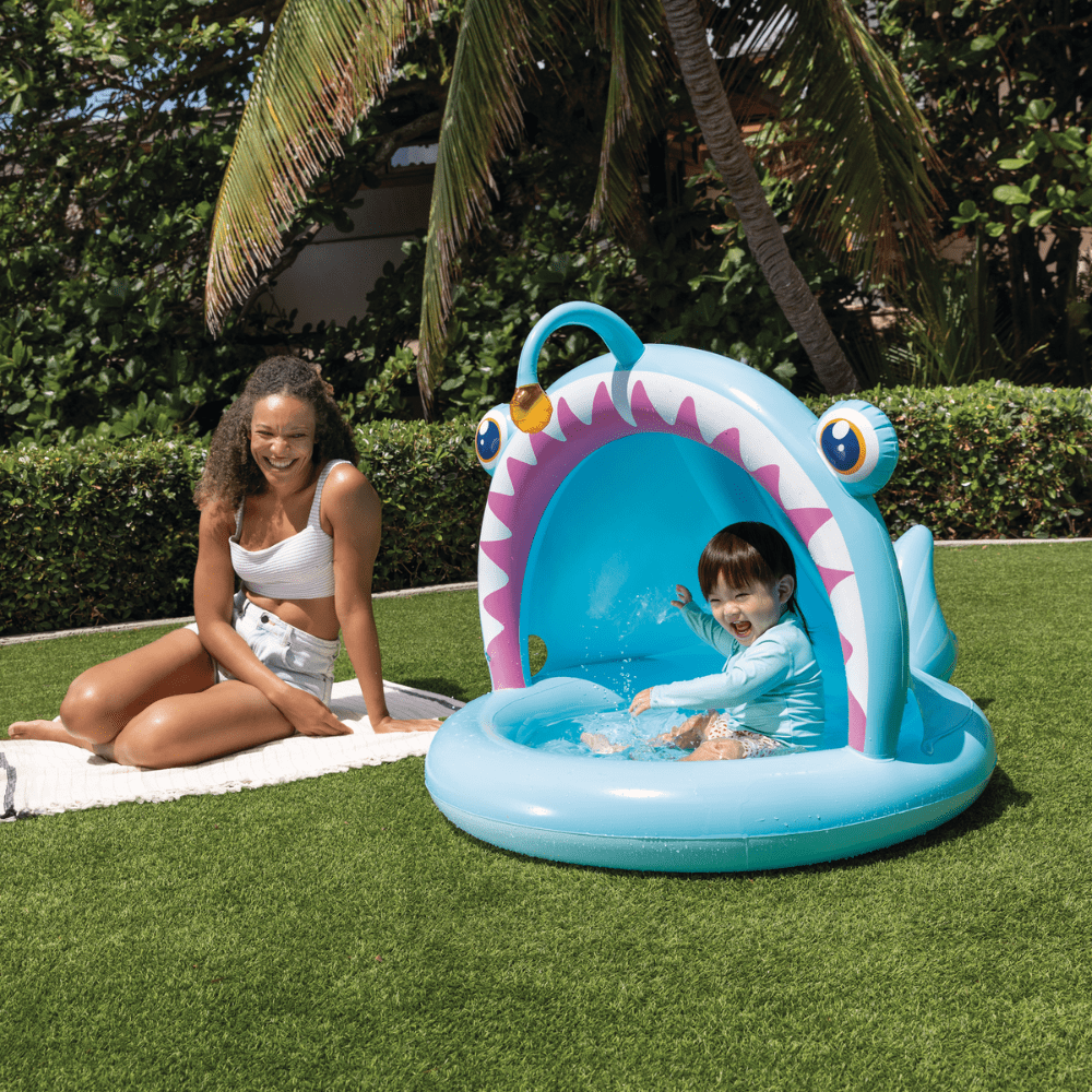 PISCINA INFLABLE INTEX PEZ LINTERNA 127X102 CM ANGLER FISH - 10