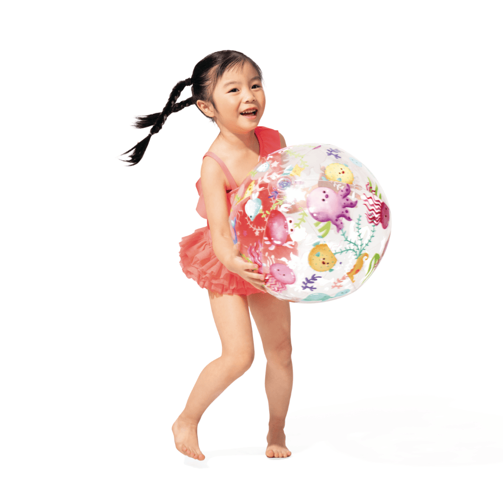 PELOTA INFLABLE INTEX ESTRELLA DE MAR 51 CM LIVELY PRINT BALL - 3