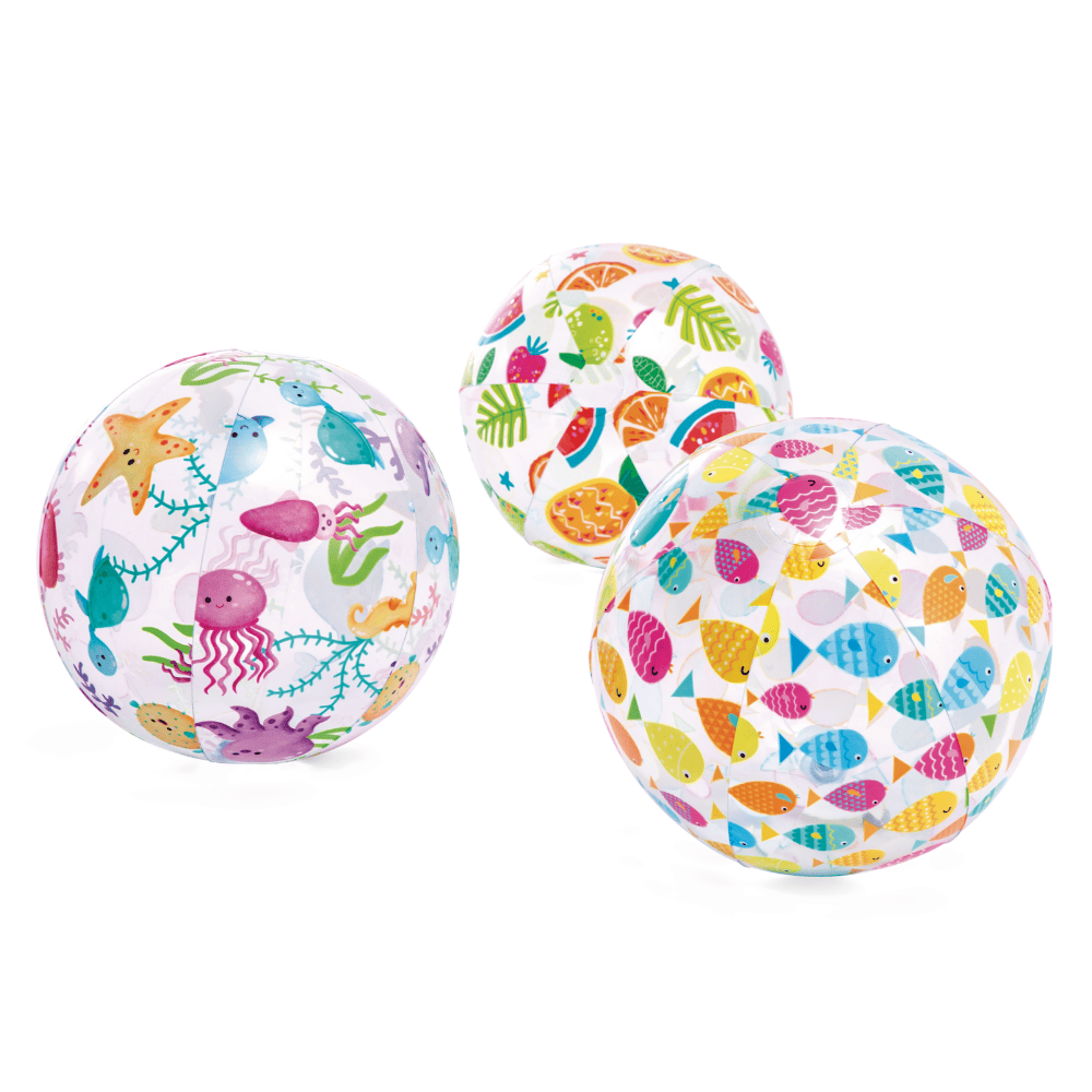 PELOTA INFLABLE INTEX ESTRELLA DE MAR 51 CM LIVELY PRINT BALL - 4