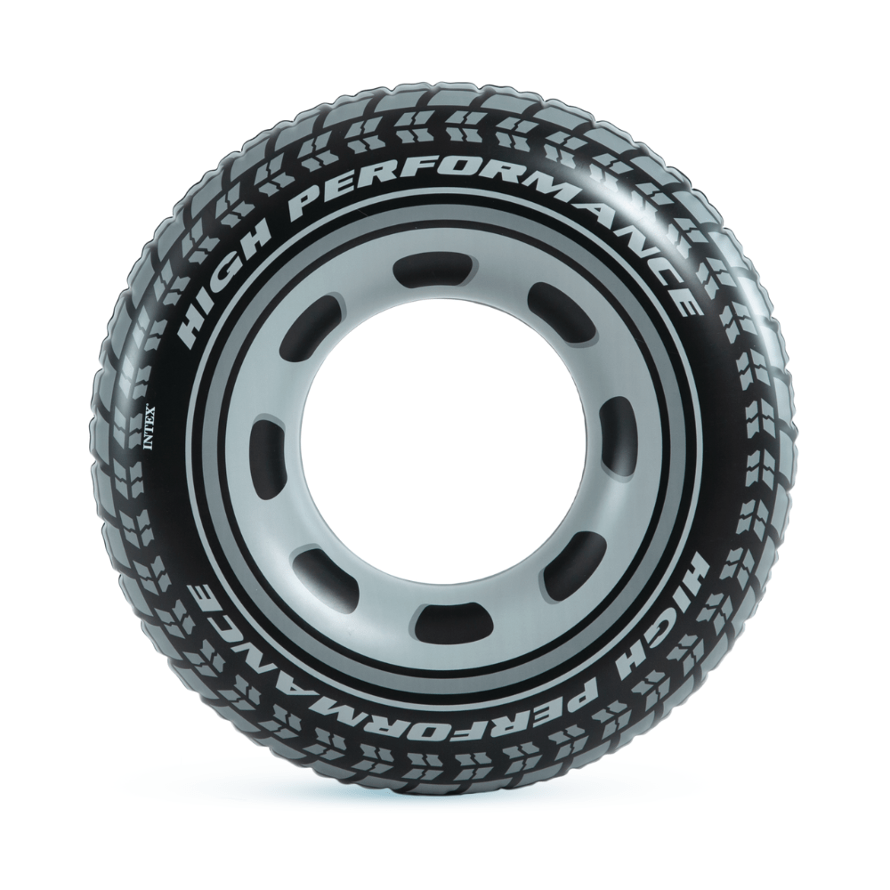 FLOTADOR INFLABLE REDONDO INTEX 91 CM GIANT TIRE TUBE - 1