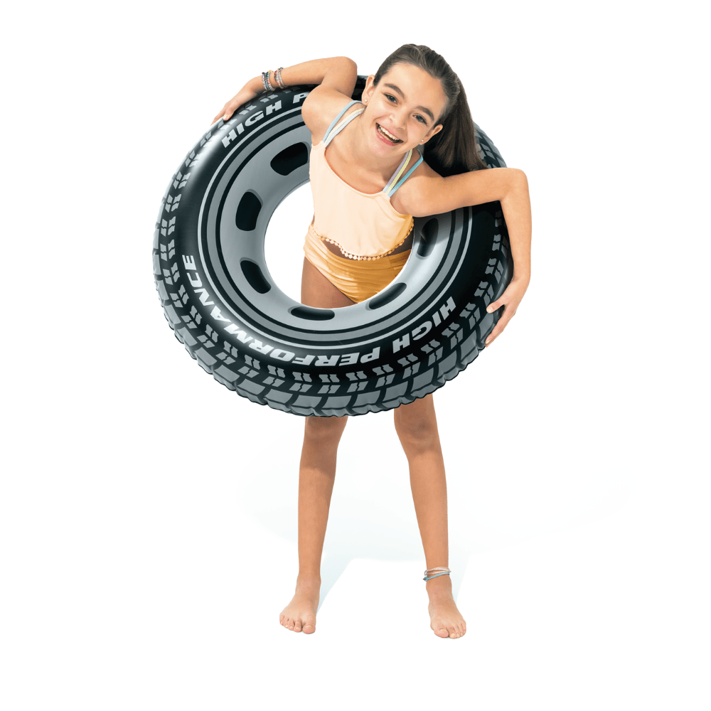 FLOTADOR INFLABLE REDONDO INTEX 91 CM GIANT TIRE TUBE - 2